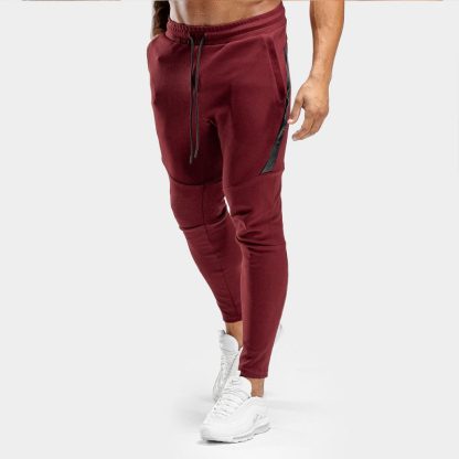 Custom Men Joggers Sweat Pants Tight Workout Trousers - Image 2