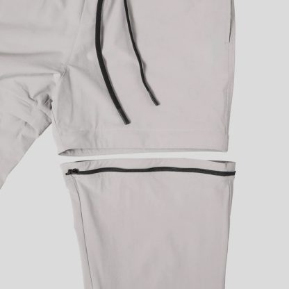 Custom Fitness Leggings Zipper Design Change Pants To Shorts - Image 2