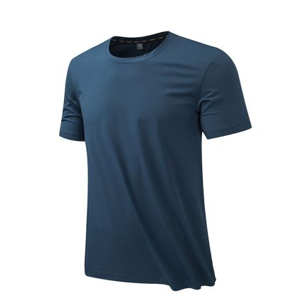 Summer Ice Silk T-Shirt - Ultra-Cool Breathable & Quick-Dry Men Sport Tee - Image 6