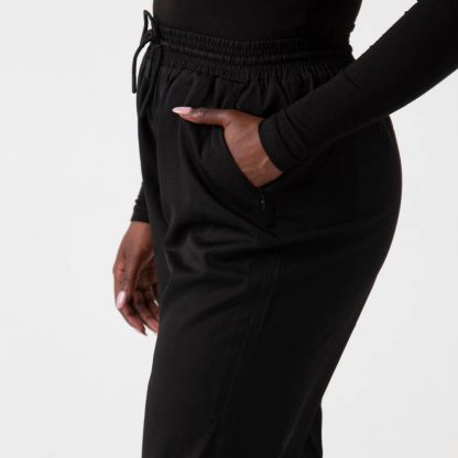 Wide Fit Joggers With Zipper Pocket - Image 4