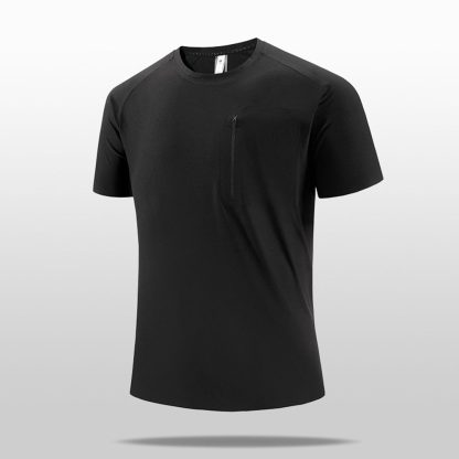 Men Quick-Dry T-Shirt - Jacquard Mesh Breathable Top For Running/Workout/Casual Wear - Image 5