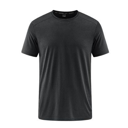 Men Quick-Dry T-Shirt - Jacquard Mesh Breathable Top For Running/Workout/Casual Wear - Image 4