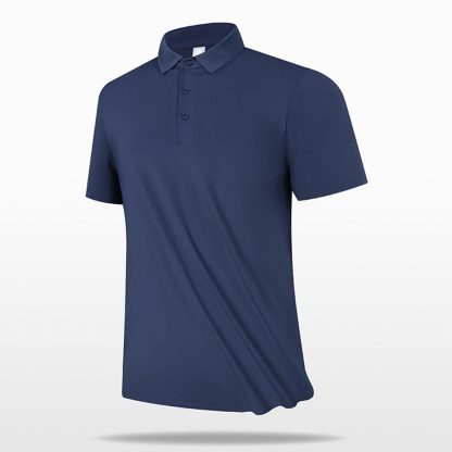 Men Business Cooling Polo - Skin-Friendly Collar Seamless Bonded Breathable Short Sleeve - Image 5