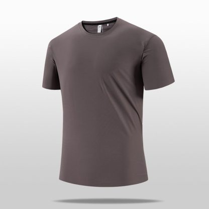 Men Ice Silk Cooling T-Shirt - Loose Fit Big Size Seamless Quick-Dry Sport Casual Top - Image 6