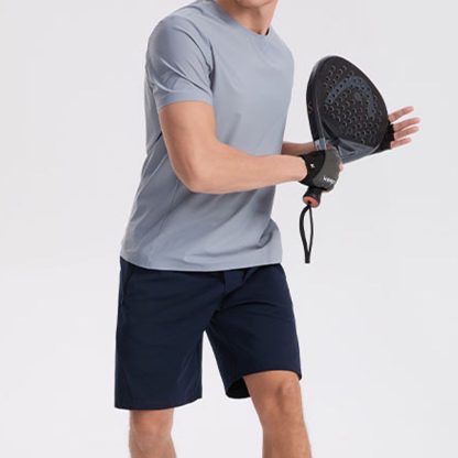 Men Ice Silk T-Shirt - Loose Fit Seamless Big Size Casual Sport Top With Cooling & Quick-Dry - Image 2