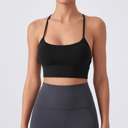 Y-Back Sports Bra - Shockproof Yoga Running Bra with Lift Support - Image 10
