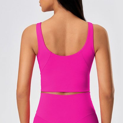 Women Sports Bra - Breathable Yoga Running Top with Back Support Fitness Tank - Image 2