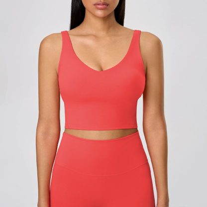 Women Sports Bra - Breathable Yoga Running Top with Back Support Fitness Tank - Image 3