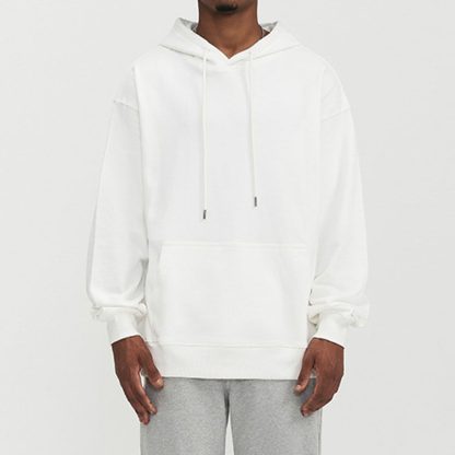 380GSM Loopwheel Hoodie - Vintage American Style Oversized Streetwear Coat - Image 4