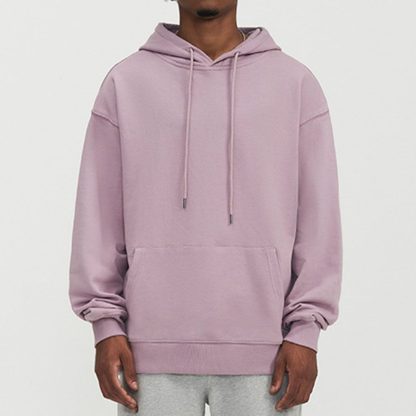 380GSM Loopwheel Hoodie - Vintage American Style Oversized Streetwear Coat - Image 5