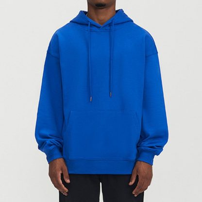 380GSM Loopwheel Hoodie - Vintage American Style Oversized Streetwear Coat - Image 7