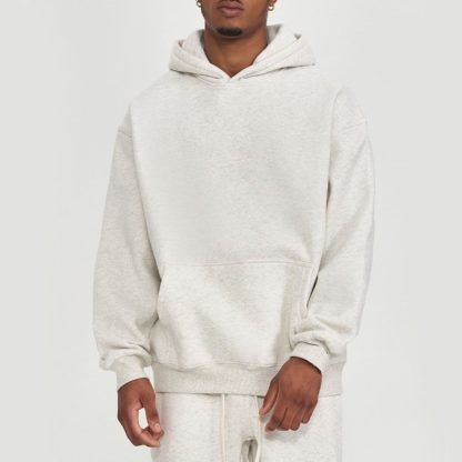 350GSM Fleece Hoodie - Oversized Thickened Men Winter Coat Streetwear - Image 7