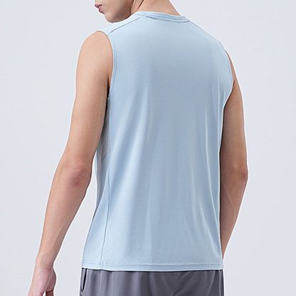 Men Marathon Running Vest - Ultra-Light Quick-Dry Sleeveless Top For Track Training - Image 2