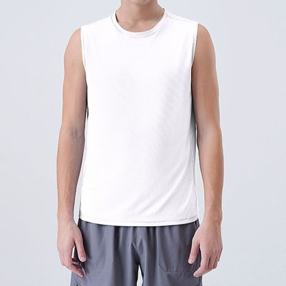 Men Marathon Running Vest - Ultra-Light Quick-Dry Sleeveless Top For Track Training - Image 5