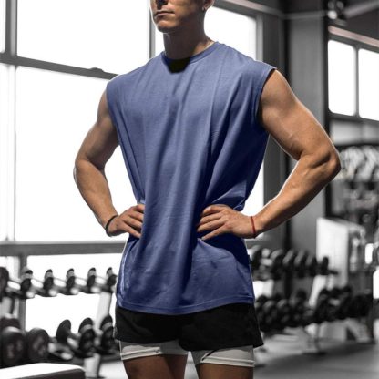 Men Quick-Dry Sports Vest - Birdseye Mesh Basketball & Workout Sleeveless Top - Image 3