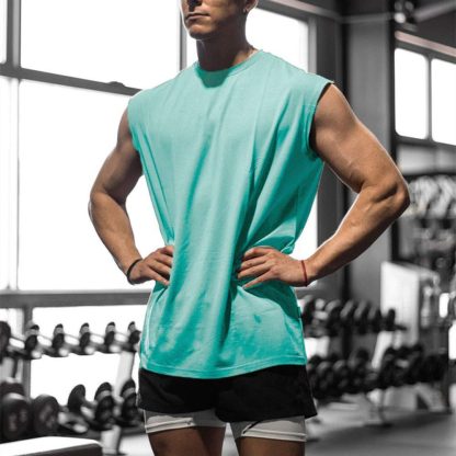 Men Quick-Dry Sports Vest - Birdseye Mesh Basketball & Workout Sleeveless Top - Image 4