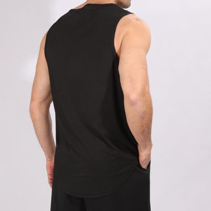 Men Quick-Dry Workout Vest - Stretch Mesh Design Big Size Sleeveless Training Top - Image 2