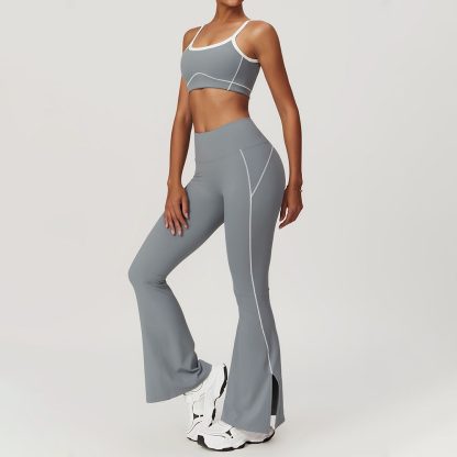 Naked Feel Yoga Set Sculpting Tummy Control Peach Lift Design - Image 3