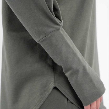 Cotton Terry Loop Sweater - Moisture-Wicking Durable - Image 7