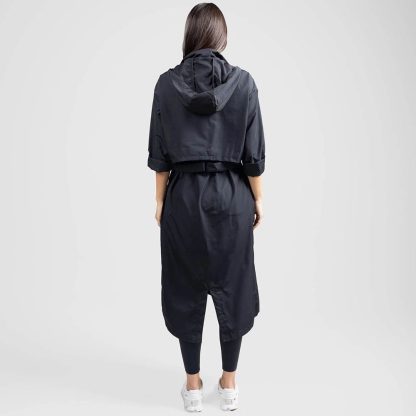 Lightweight Jacket With Breathable Mesh And Detachable Hood - Image 6