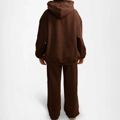 Oversized Varsity Hoodie With Teddy Fleece Lining - Image 2