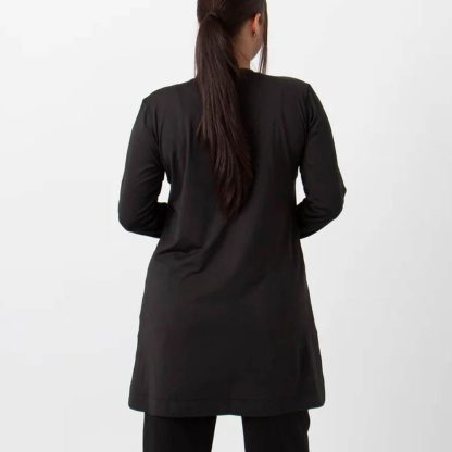 Relaxed Fit Active Top with A-Line Shape and Zippered Pocket - Image 2