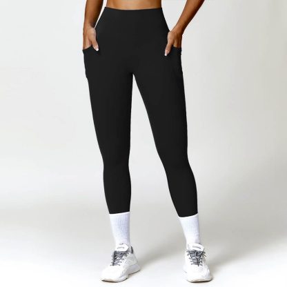 Tummy Control High Waist Yoga Pants - Slimming Butt-Lifting Tight Sports Quick-Dry Running Leggings - Image 3