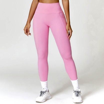 Tummy Control High Waist Yoga Pants - Slimming Butt-Lifting Tight Sports Quick-Dry Running Leggings - Image 6