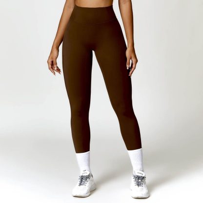 Quick-Dry High Waist Yoga Pants - Tight Fit Tummy Control Butt-Lifting Fitness Leggings - Image 4