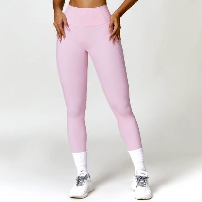 Quick-Dry High Waist Yoga Pants - Tight Fit Tummy Control Butt-Lifting Fitness Leggings - Image 5