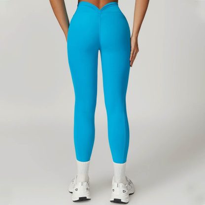 Quick-Dry Tight Butt-Lifting Yoga Pants - Brushed High Waist Fitness Running Leggings - Image 2