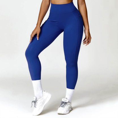 Quick-Dry Tight Butt-Lifting Yoga Pants - Brushed High Waist Fitness Running Leggings - Image 5