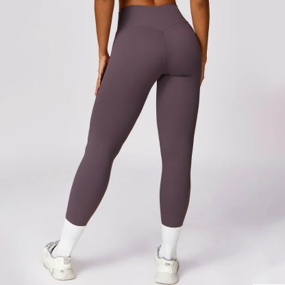 Quick-Dry High Waist Butt-Lifting Yoga Pants - Tight Running Sports Leggings - Image 2