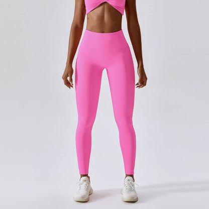 Bare Sensation Yoga Pants - High Waist Butt-Lifting Quick-Dry Tight Running Leggings - Image 3