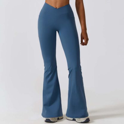 Women Casual Wide-Leg Butt-Lifting Yoga Flare Pants - High-Waisted Naked Feel Dance and Sports Pants - Image 6