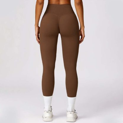Women's Quick-Dry Naked Feel Butt-Lifting Yoga Pants - High-Waisted Tummy Control Fitness Leggings for Outdoor Running - Image 2