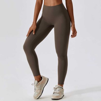 Women's Quick-Dry Naked Feel Butt-Lifting Yoga Pants - High-Waisted Tummy Control Fitness Leggings for Outdoor Running - Image 5