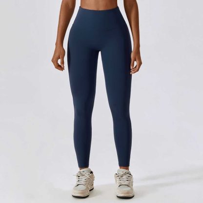 Women's Quick-Dry Naked Feel Butt-Lifting Yoga Pants - High-Waisted Tummy Control Fitness Leggings for Outdoor Running - Image 6