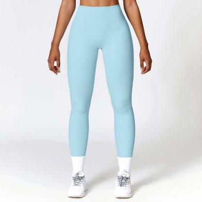Women's High-Waisted Yoga Pants - Fleece-Lined Butt-Lifting Quick-Dry Running Fitness Leggings - Image 5