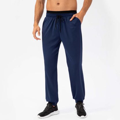Men's Loose Fit High-Waist Jogger Pants - Elastic Quick-Dry Outdoor Running Fitness Pants - Image 4