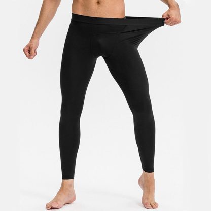 Men's Compression Fitness Pants - Quick-Dry Breathable Moisture-Wicking Elastic Running Training Pants - Image 3
