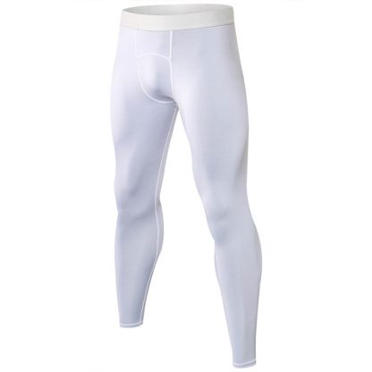 Men's Compression Fitness Pants - Quick-Dry Breathable Moisture-Wicking Elastic Running Training Pants - Image 5