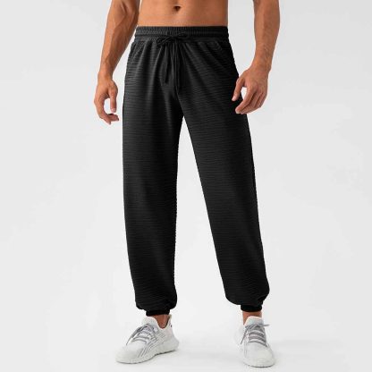 Men's Nylon Sports Pants - Breathable Quick-Dry Cool Fitness Joggers - Image 3