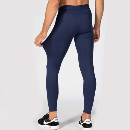 Men's Zippered Pocket Fitness Pants - PRO Running Training Sweat-Wicking Quick-Dry High-Elastic Compression Leggings - Image 2