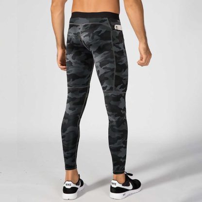 Men's Zippered Pocket Fitness Pants - PRO Running Training Sweat-Wicking Quick-Dry High-Elastic Compression Leggings - Image 6