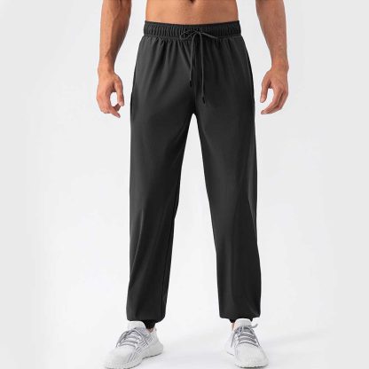 Nylon Cool Comfort Men's Loose Sports Pants - Quick-Dry Elastic Outdoor Casual Running Fitness Pants - Image 5