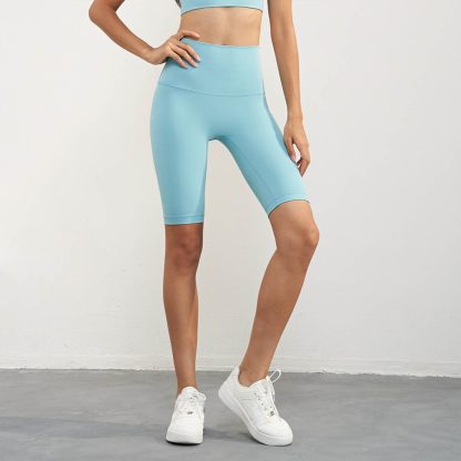 NULS Naked Sensation Five-Quarter Yoga Shorts for Women High-Waisted Butt-Lifting Fitness Yoga Shorts Perfect for Summer Workouts - Image 5