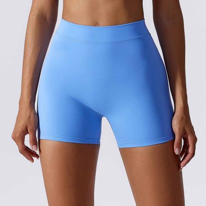 Elastic Brushed Yoga Pants for Butt Lifting and Tummy Control Tight-Fit Fitness Leggings for Women Perfect for Running and Outdoor Workouts - Image 4