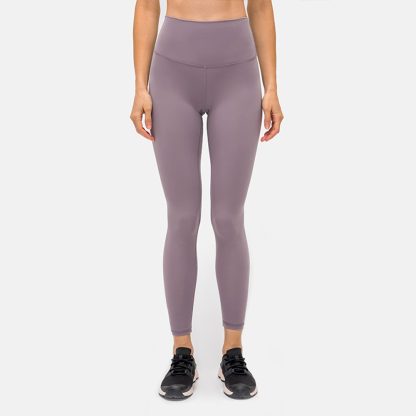 New Skin-Friendly Naked Sensation Yoga Pants for Women High-Waisted Butt-Lifting Running Compression Leggings for Fitness - Image 3