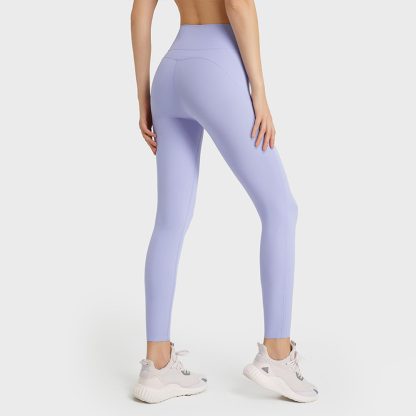 Autumn New Arrival Seamless SS Brushed Sport Leggings High Elasticity Body-Shaping Peach Lift Yoga Pants with No Awkward Edges - Image 2